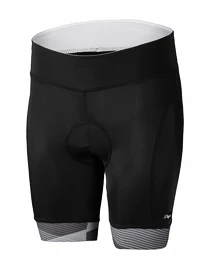 Pantaloncini da ciclismo da donna Etape LIVIA černo-bílé