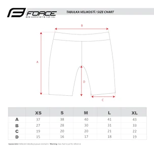 Pantaloncini da ciclismo da donna Force
