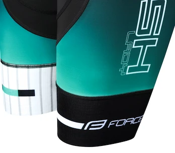 Pantaloncini da ciclismo da donna Force  Dash Lady turquoise