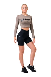 Pantaloncini da ciclismo da donna Nebbia Fit & Smart 575 black