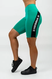Pantaloncini da ciclismo da donna Nebbia ICONIC High Waisted Biker Shorts 238 green