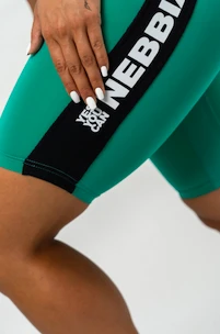 Pantaloncini da ciclismo da donna Nebbia ICONIC High Waisted Biker Shorts 238 green