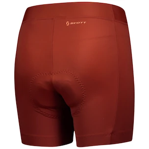 Pantaloncini da ciclismo da donna Scott  Endurance 20 ++ Rust Red/Brick Red