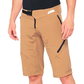 Pantaloncini da ciclismo da uomo 100% Airmatic Shorts Caramel
