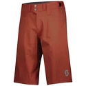 Pantaloncini da ciclismo da uomo Scott  Trail Flow w/Pad Rust Red