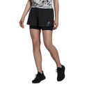 Pantaloncini da donna adidas  Adizero Two-In-One Black XS