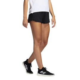 Pantaloncini da donna adidas Pacer 3-Stripes Woven Heather Shorts Black