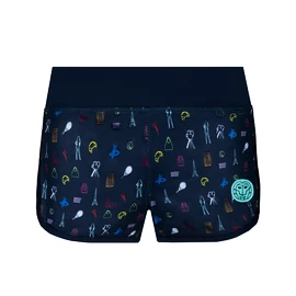 Pantaloncini da donna BIDI BADU Chidera Tech 2 In 1 Shorts Dark Blue, Mixed