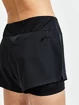 Pantaloncini da donna Craft ADV Essence 2in1 Black