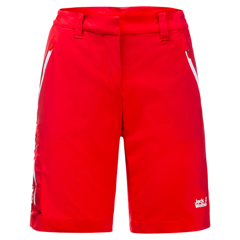 Pantaloncini da donna Jack Wolfskin  Overland Shorts Tulip Red