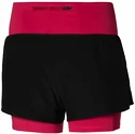 Pantaloncini da donna Mizuno  2 in 1 4.5 Short/Black/Persian Red