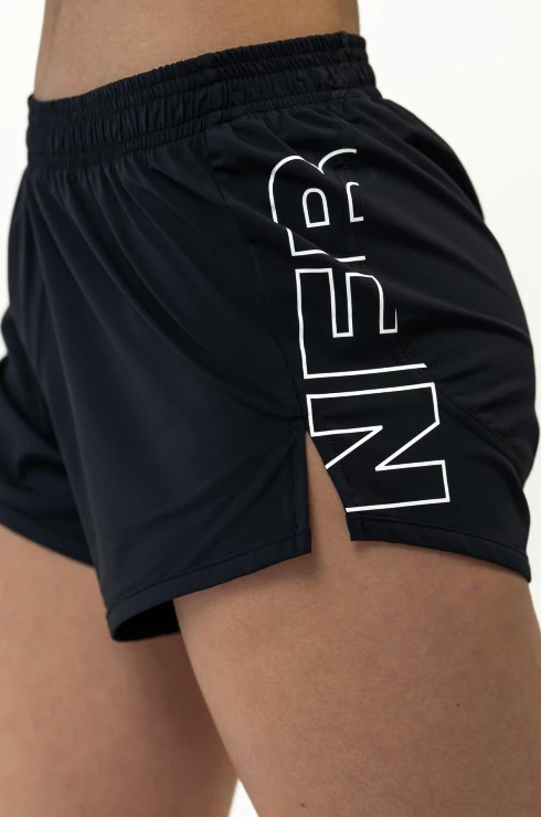 Pantaloncini da donna Nebbia  FIT Activewear Smart Pocket Shorts black