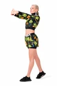 Pantaloncini da donna Nebbia  High-energy double layer shorts 563 jungle green