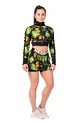 Pantaloncini da donna Nebbia  High-energy double layer shorts 563 jungle green