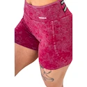 Pantaloncini da donna Nebbia NEBBIA x OLYMPIA Washed High Waisted Leggings Shorts HERITAGE 780 red