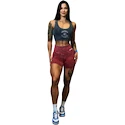 Pantaloncini da donna Nebbia NEBBIA x OLYMPIA Washed High Waisted Leggings Shorts HERITAGE 780 red