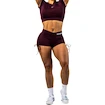 Pantaloncini da donna Nebbia STRONG BEAUTY Lace-Up Sculpting Shorts OWN YOUR POWER 429 dark red