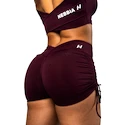 Pantaloncini da donna Nebbia STRONG BEAUTY Lace-Up Sculpting Shorts OWN YOUR POWER 429 dark red