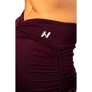Pantaloncini da donna Nebbia STRONG BEAUTY Lace-Up Sculpting Shorts OWN YOUR POWER 429 dark red