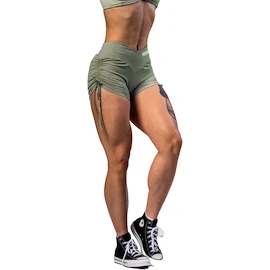 Pantaloncini da donna Nebbia STRONG BEAUTY Lace-Up Sculpting Shorts OWN YOUR POWER 429 light green