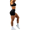 Pantaloncini da donna Nebbia STRONG BEAUTY V-shaping Belt Shorts 428 black