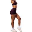 Pantaloncini da donna Nebbia STRONG BEAUTY V-shaping Belt Shorts 428 dark red