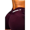 Pantaloncini da donna Nebbia STRONG BEAUTY V-shaping Belt Shorts 428 dark red
