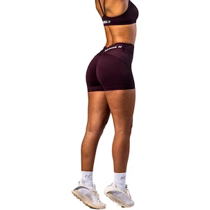 Pantaloncini da donna Nebbia STRONG BEAUTY V-shaping Belt Shorts 428 dark red
