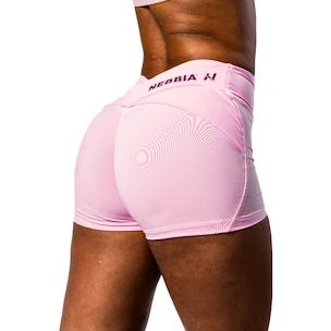 Pantaloncini da donna Nebbia STRONG BEAUTY V-shaping Belt Shorts 428 pink