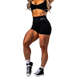Pantaloncini da donna Nebbia TOTALLY SEAMLESS High Waisted Push-Up Shorts 304 black