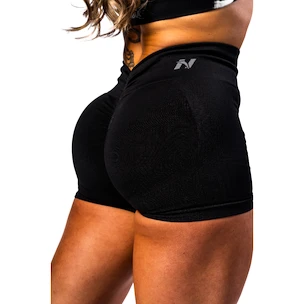 Pantaloncini da donna Nebbia TOTALLY SEAMLESS High Waisted Push-Up Shorts 304 black