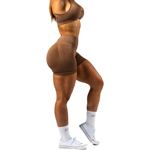 Pantaloncini da donna Nebbia TOTALLY SEAMLESS High Waisted Push-Up Shorts 304 brown