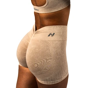 Pantaloncini da donna Nebbia TOTALLY SEAMLESS High Waisted Push-Up Shorts 304 cream