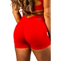 Pantaloncini da donna Nebbia TOTALLY SEAMLESS High Waisted Push-Up Shorts 304 red