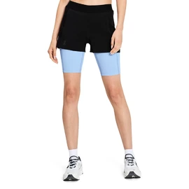 Pantaloncini da donna On Active Shorts Black/Stratosphere