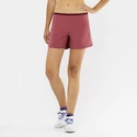 Pantaloncini da donna Salomon Cross 5" Short Earth Red XL