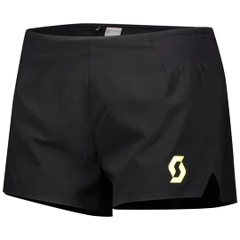 Pantaloncini da donna Scott Split Shorts RC Run Black/Yellow