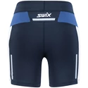 Pantaloncini da donna Swix  Motion Premium Dark Navy/Lake Blue