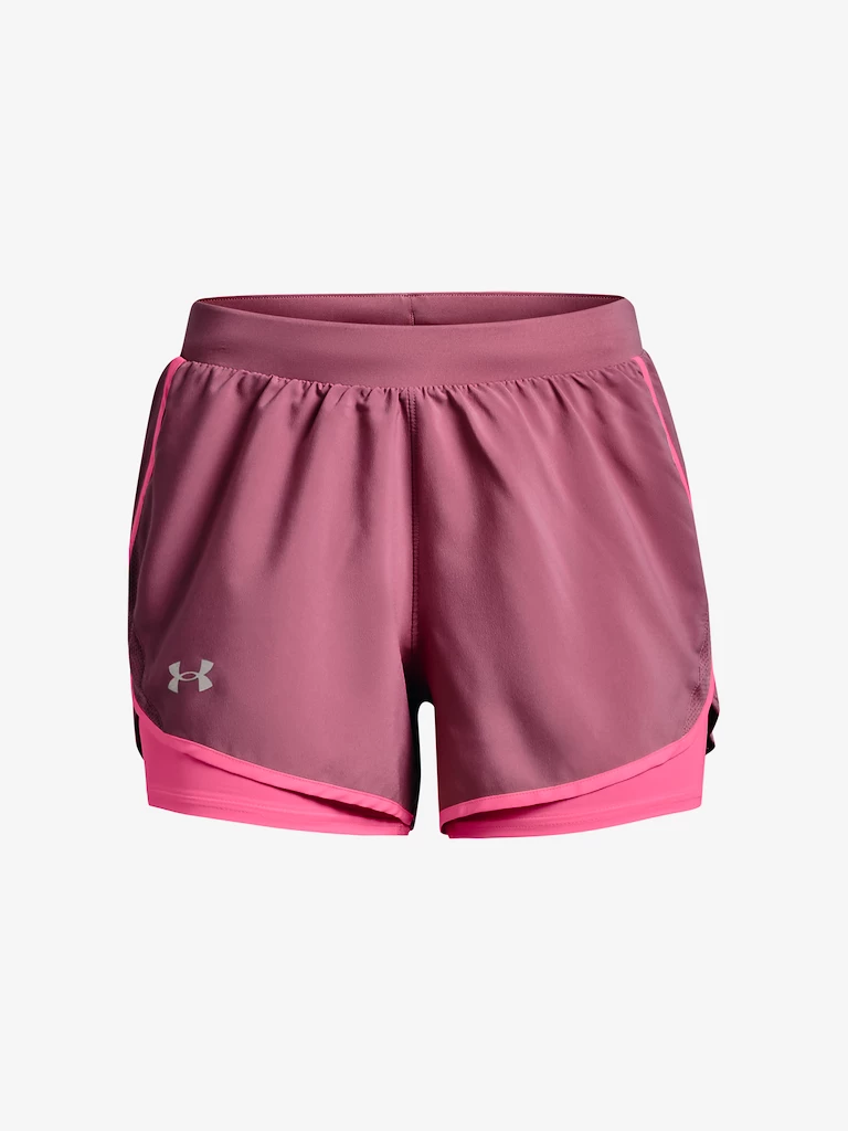 Pantaloncini da donna Under Armour  Fly By 2.0 2N1 Short-PNK
