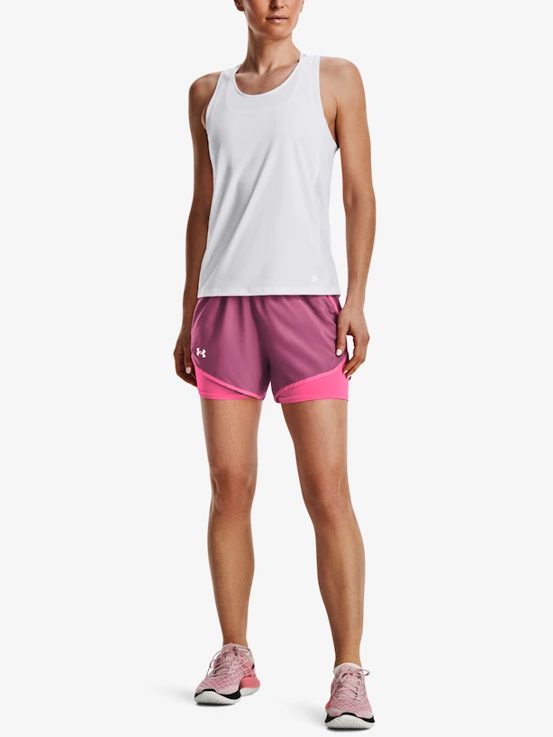 Pantaloncini da donna Under Armour  Fly By 2.0 2N1 Short-PNK S