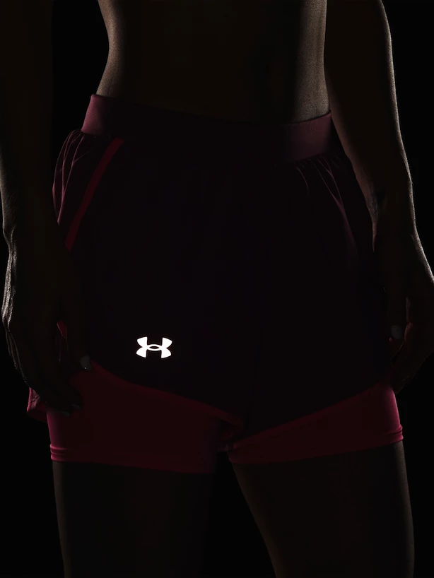 Pantaloncini da donna Under Armour  Fly By 2.0 2N1 Short-PNK S