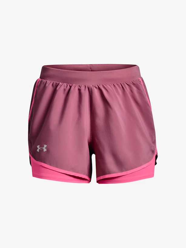 Pantaloncini da donna Under Armour  Fly By 2.0 2N1 Short-PNK S