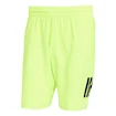 Pantaloncini da uomo adidas  Club 3 Stripes Short Lucid Lemon
