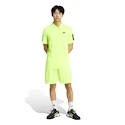 Pantaloncini da uomo adidas  Club 3 Stripes Short Lucid Lemon