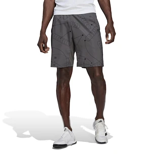 Pantaloncini da uomo adidas  Club Graphic Short Grey