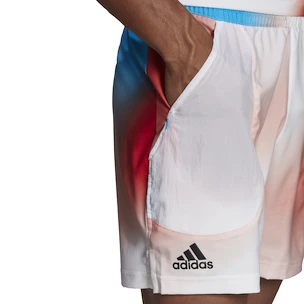 Pantaloncini da uomo adidas  Melbourne Ergo Printed Shorts White/Red