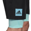 Pantaloncini da uomo adidas  Paris 2 in 1 Short Carbon