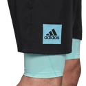 Pantaloncini da uomo adidas  Paris 2 in 1 Short Carbon