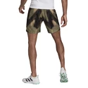 Pantaloncini da uomo adidas  Printed Short 7'' Primeblue Orbit Green