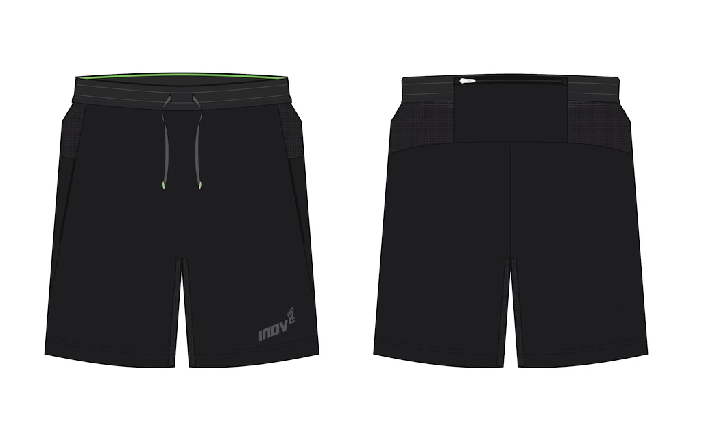 Pantaloncini da uomo Inov-8  Race Elite 5" Short Black S